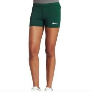 Asics Green Women's 4 Court Shorts Athletic Shorts Size XXS